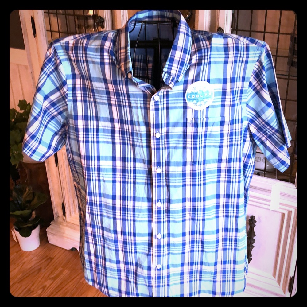 New Izos short sleeve button up